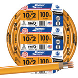 Romex 100 Ft. 10/2 Solid Orange NMW/G Electrical Wire 28829028