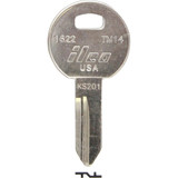 ILCO Trimark Nickel Plated Toolbox Key, TM14 / 1622 (10-Pack) AL00000502