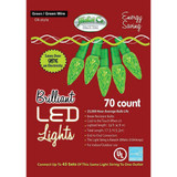 Home Impressions Green 70-Bulb C6 LED Light Set