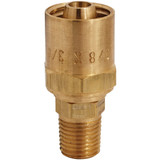 Milton 3/4 In. O.D. 1/4 In. MNPT Brass Reusable Hose End S-621