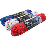 Do it Best 1/4 In. x 100 Ft. Assorted Colors Diamond Braided Polypropylene Packaged Rope