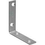 National Catalog 115 2-1/2 In. x 5/8 In. Zinc Corner Brace N266338 Pack of 40