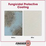 Zinsser Mold Killing Interior-Exterior Primer, White, 1 Qt. 276087 770956
