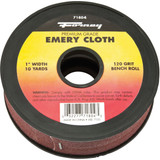 Forney 1 In. W x 10 Yd. L 120 Grit Premium Grade Emery Cloth 71804