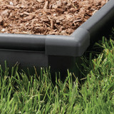 Master Mark Plus 90 Deg. Black Plastic Lawn Edging Coupler 53208 702256