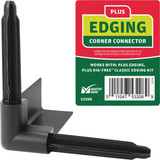 Master Mark Plus 90 Deg. Black Plastic Lawn Edging Coupler 53208 702256
