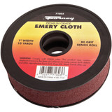 Forney 1 In. W x 10 Yd. L 80 Grit Premium Grade Emery Cloth 71803