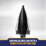 Irwin Unibit 7-8 In. & 1-1-8 In. #9 Step Drill Bit, 2 Steps 10239 354654