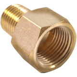 Forney 3/8 In. FNPT x 1/4 In. MNPT Brass Reducer Adapter 75447