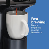 Hamilton Beach FlexBrew Trio 12 Cup Black Coffee Maker 49902G 650183