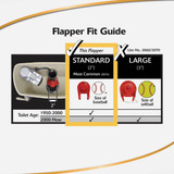 Korky Ultra Universal High Performance Red Flapper  100BP 452297