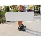 Lifetime 6 Ft. White Granite Fold-In-Half Bench 80305 600046
