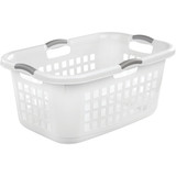 Sterilite White Plastic Laundry Basket 12168006