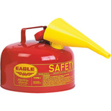 Eagle 2 Gal. Type I Galvanized Steel Gasoline Safety Fuel Can, Red UI-20-FS