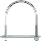 National Hardware 3/8 In. x 3-1/2 In. x 5-1/4 In. Zinc Round U Bolt