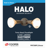 Halo Bronze Dusk To Dawn Incandescent Floodlight Fixture
