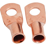 Forney #6 Cable x 1/4 In. Stud Copper Cable Lug (2-Pack) 60091