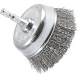 Forney 3 In. 1/4 In. Hex Fine Drill-Mounted Wire Brush 72732