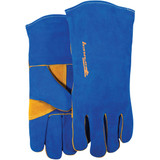Forney Size 13-1/2 In. Blue Large Welding Gloves 53422