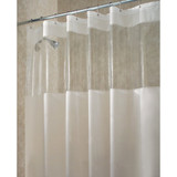 iDesign York Graphic 72 In. x 72 In. Frosted/Clear Eva Shower Curtain 26680