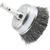Forney 2 In. 1/4 In. Hex Coarse Drill-Mounted Wire Brush 72729