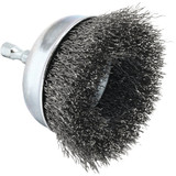 Forney 3 In. 1/4 In. Hex Coarse Drill-Mounted Wire Brush 72731