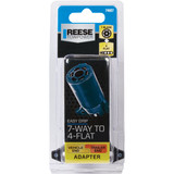 TowSmart 7-Way Round Blade To 4-Way Flat Trailer Wiring Connector