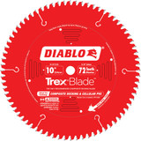 Diablo TrexBlade 10 In. 72-Tooth Circular Saw Blade for Composites & Plastic