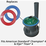 Korky Flush Valve Seal for Champion/Titan 4