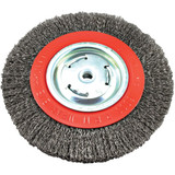Forney 8 In. Crimped, Coarse .012 In. Bench Grinder Wire Wheel 72762