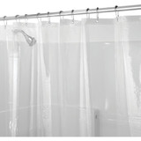iDesign 72 In. x 72 In. Clear EVA Shower Curtain Liner 14757