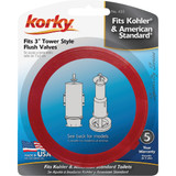 Korky Flush Valve Seal Kit, Universal 3 In. (2-Pack)