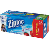 Ziploc 1 Qt. Double Zipper Food Storage Bag (24-Count)