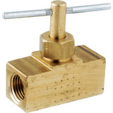 Anderson Metals 1/4 In. FIP x 1/4 In. FIP Brass Straight Needle Valve 759134-04