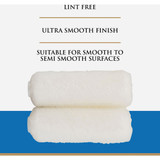 Linzer Pro Edge 4 In. x 3-8 In. Mini Microfiber Roller Cover (2-Pack) MR 701-2 0400 791535