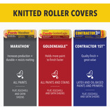 Purdy White Dove 9 In. x 3/8 In. Woven Fabric Roller Cover