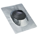 Oatey No-Calk 1-1/4 In. to 1-1/2 In. Galvanized Roof Pipe Flashing 11841