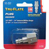Tru-Flate Industrial/Milton 3/8 In. FNPT Steel Industrial Plug 12-237