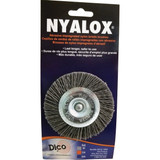 Dico Nyalox 3 In. Extra Coarse Drill-Mounted Wire Brush