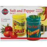 Norpro 10 Oz. Tin Nostalgic Salt & Pepper Shaker Set 713 600085