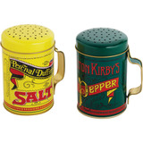 Norpro 10 Oz. Tin Nostalgic Salt & Pepper Shaker Set 713