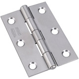 National 3 In. Stainless Steel Narrow Tight-Pin Hinge (2-Pack) N348995