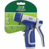 Best Garden Plastic Adjustable Tip Pistol Nozzle, Blue & Gray