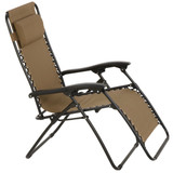 Outdoor Expressions Zero Gravity Relaxer Tan Convertible Lounge Chair ZD-A806-T