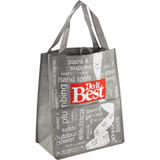 Do it Best 14 In. W. x 17 In. H. x 8 In. D. Tote Shopping Bag EW756R Pack of 100