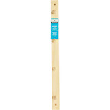 iDesign Natural Wood 4-Peg Rack