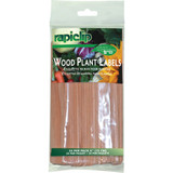 Rapiclip 6 In. Wood Garden Marker & Plant Label (24-Pack) 812
