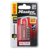 Master Lock 1-3/8 In. WORD Combination Luggage Lock (TSA-Accepted)