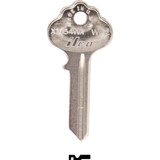 ILCO Weiser Nickel Plated House Key, WR2 / X1054WA (10-Pack) AL4215704B
