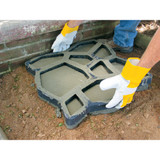Quikrete Plastic Mold Reusable 2 Ft. Concrete Mold, Country Stone 692132 267112